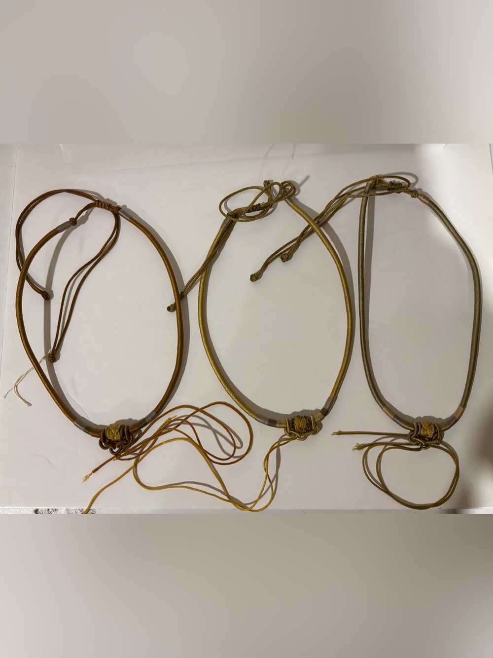 3 Cord Necklace for jewel making